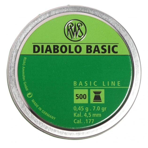 RWS Diabolo Basic .177 (PACK OF 10)