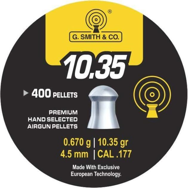 G. Smith & Co 10.35gr 0.177 Airgun Pellets