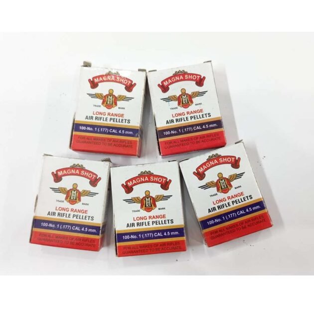 Magna Shot Air gun Pellets .177 (4.5mm) Pack of 5