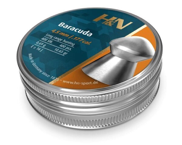 H&N Baracuda 10.65gr 4.5mm Airgun Pellets